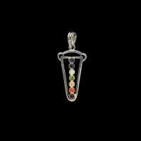 Bergkristall Chakra Anhänger